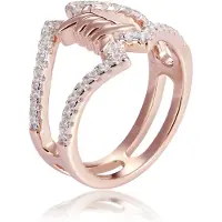 Orphelia Dames 925 Sterling Zilveren Ring - Roze ZR-7422