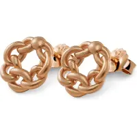Orphelia 'Estelle' Dames 925 Sterling Zilveren Stud Oorbellen - Roze ZO-7516/RG