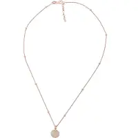 Orphelia 'Vera' Dames 925 Sterling Zilver Ketting met Hanger - Roze ZH-7231/RG