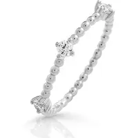 Orphelia 'Sparkle' Dames 925 Sterling Zilveren Ring - Zilver ZR-7530
