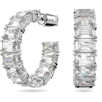 Swarovski Oorbellen 'Matrix' zilver