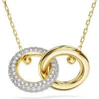 Swarovski Ketting 'Dextera' goud / transparant