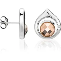 Orphelia Dames 925 Sterling Zilveren Stud Oorbellen - Zilver ZO-5979