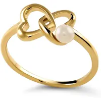 Orphelia 'Lili' Dames 925 Sterling Zilveren Ring - Goud ZR-7513/G