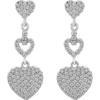 Orphelia 'Mille' Dames 925 Sterling Zilveren Oorbellen - Zilver ZO-7273