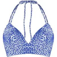 Lingadore Bikinitop blauw / offwhite