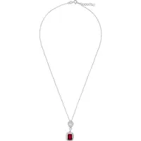 Orphelia 'Enora' Dames 925 Sterling Zilveren Ketting met Hanger - Zilver ZH-7426/RU