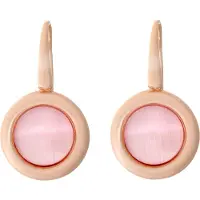 Orphelia 'Isabella' Dames 925 Sterling Zilveren Hangoorbellen - Roze ZO-7197/PI