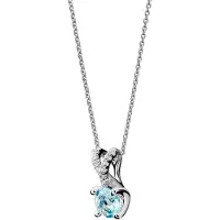 Orphelia 'Maya' Dames 925 Sterling Zilveren Ketting met Hanger - Zilver ZH-7478/AQ