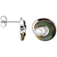 Orphelia Dames 925 Sterling Zilveren Stud Oorbellen - Zilver ZO-5987