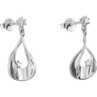 Orphelia 'Etoile' Dames 925 Sterling Zilveren Oorbellen - Zilver ZO-7524