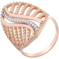 Orphelia Dames 925 Sterling Zilveren Ring - Roze ZR-7003