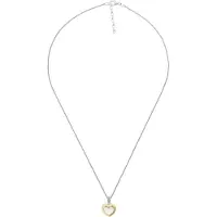 Orphelia 'Debby' Dames 925 Sterling Zilveren Ketting met Bedel - Zilver/Goud ZH-7289/G