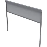 AVH-Collectie Riviera overkapping 3m screen antraciet