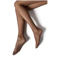 Oroblu Plumetis 30 stippen Panty - Kleur Zwart - Maat S
