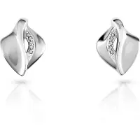 Orphelia 'Anet' Dames 925 Sterling Zilveren Stud Oorbellen - Zilver ZO-7520