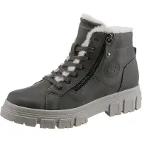 Tom Tailor Veterlaarsjes donkergrijs / offwhite