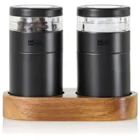 AdHoc Peper- en zoutmolen Set Menage Molto Zwart