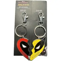 Deadpool - Marvel Sleutelhanger - 3 - Wolverine - Come Together BFF Key Chain - voor Geen - meerkleurig - Maat Standard