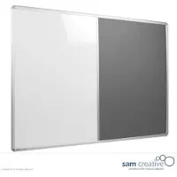 Sam Creative Whiteboard Prikbord Combi board 60x120 cm