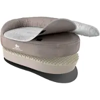 Knuffelwuff orthopedisch hondenbed Jessy M-L 100 x 65cm beige