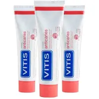 Vitis 3x Tandpasta Anticaries 75 ml