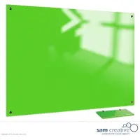 Sam Creative Whiteboard Glas Solid Lime Green 120x240 cm