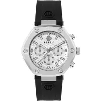 Philipp Plein The Hexagon Chrono Heren Zwarte Horloge PWZBA0123