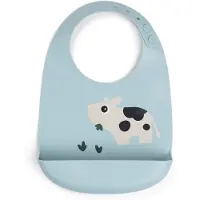 Done by Deer Slab met voedselopvanger - Siliconen kegel - Dotti - - OneSize - Slabbetjes