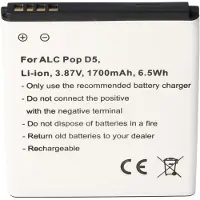 AccuCell Alcatel Pop D5 - Accu TLi018D1 - Li-ion replica batterij