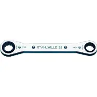 Stahlwille 41564246 25AN 13/16 X 15/16 RATSCHENRINGSCHLUESSEL Dubbele ringsleutelratelset Sleutelbreedte (inch) 13/16 - 15/16