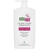 Sebamed Enriched Lotion To Moisturize And Revitalize Dry And Sensitive Skin Bottle 1000ml Transparant Kinderen