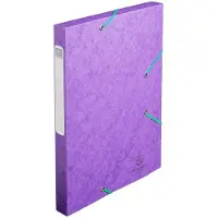 Exacompta Archiefdoos 18515H Paars Geplastificeerd karton 25 x 33 cm 25 Stuks