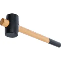 Kraftmann BGS Rubberhamer kop-Ø 55 mm 250 gram