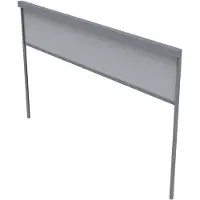 AVH-Collectie Riviera overkapping 4m screen antraciet