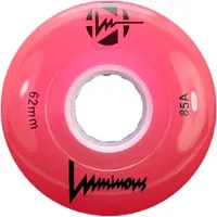 Luminous - LED 62mm 85A - Rolschaats Wielen - Rood