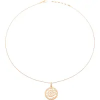 Orphelia 'Fiore' Dames 925 Sterling Zilveren Ketting met Hanger - Roze ZH-7079/1