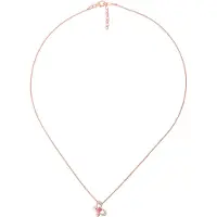 Orphelia Dames 925 Sterling Zilveren Ketting met Hanger - Roze ZH-7083