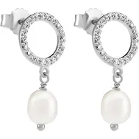 Orphelia 'Spa' Dames 925 Sterling Zilveren Dangle Oorbellen - Zilver ZO-7575