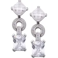 Orphelia Dames 925 Sterling Zilveren Oorbellen - Zilver ZO-5919