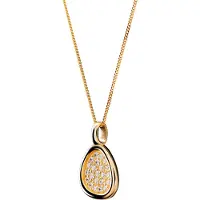 Orphelia 'Layla' Dames 925 Sterling Zilveren Ketting met Hanger - Goud ZH-7489/G