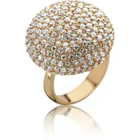 Orphelia Dames 925 Zilveren Ring - Roze R-13434