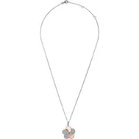 Orphelia 'Fioni' Dames 925 Sterling Zilveren Ketting met Hanger - Zilver/Rosé ZH-7452