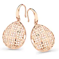 Orphelia 'Pina' Dames 925 Sterling Zilveren Dangle Oorbellen - Roze ZO-7191/RG