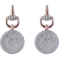Orphelia 'Alisia' Dames 925 Sterling Zilveren Oorbellen - Roze ZO-7420