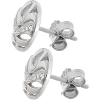 Orphelia 'Elvina' Dames 925 Sterlin Zilveren Stud Oorbellen - Zilver ZO-7085