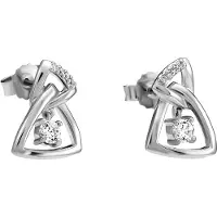 Orphelia 'Santorini' Dames Oorknoppen van 925 Sterling Zilver - Zilver ZO-7570