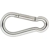 Falko Karabijnhaak C-DIN 5299 80x08 mm RVS AISI 316