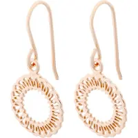 Orphelia 'Amada' Dames 925 Sterling Zilveren Dangle Oorbellen - Roze ZO-7075/1