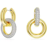 Swarovski Oorbellen 'Dextera' goud / transparant